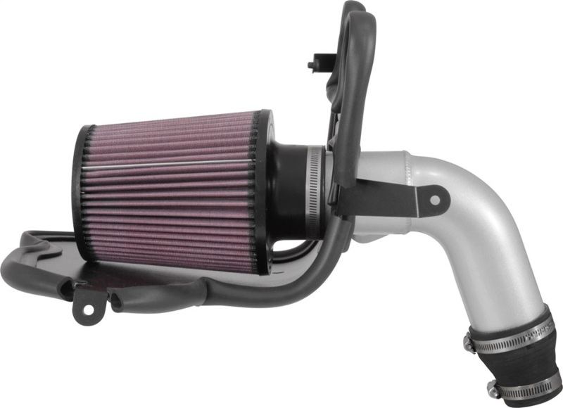 Chevrolet Cruze Performance Air Intake - K&N Engineering - Typhoon Short Ram - Silver - `17-`19